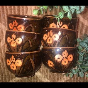 Vintage otagari flower ramekins